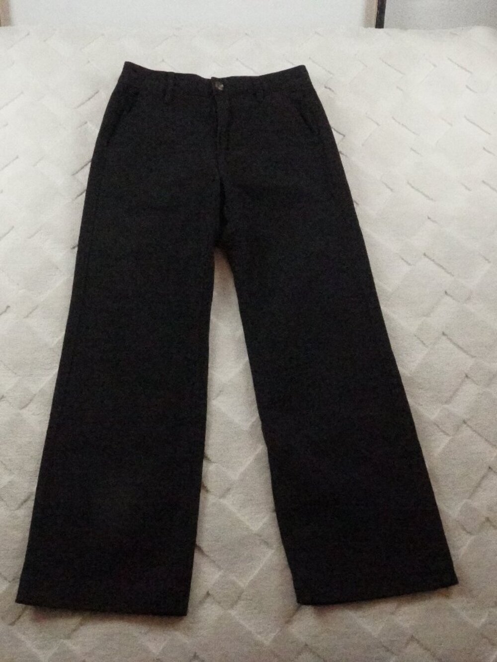 American Giant Wide Leg Pants Womens 2 High Rise